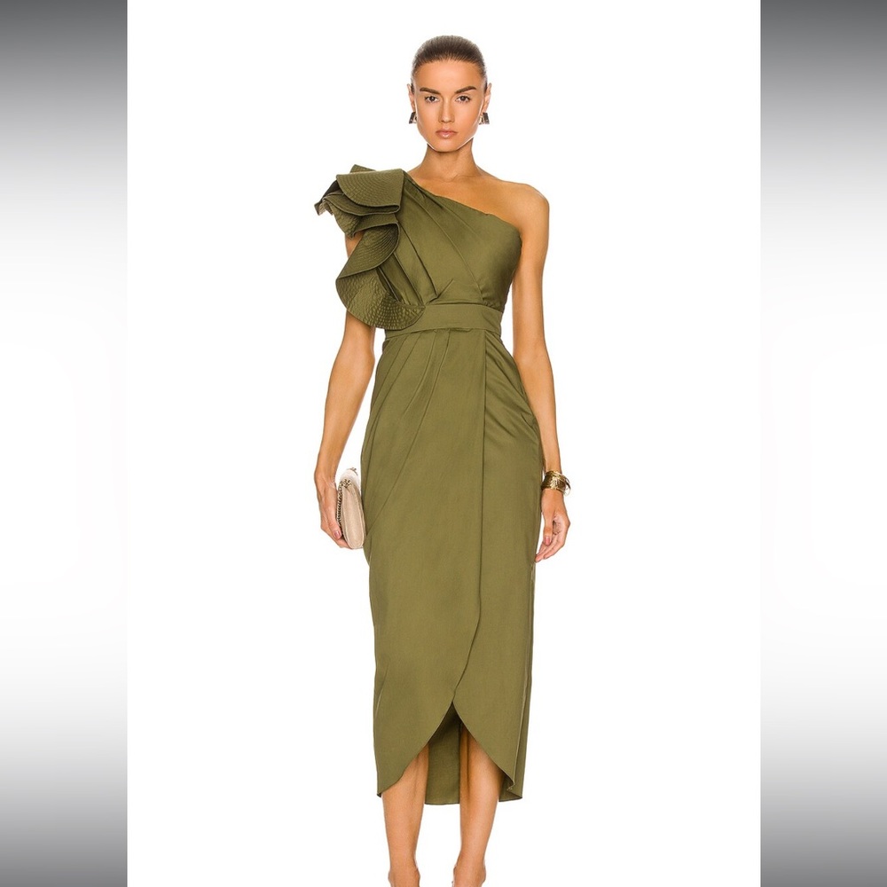 Johanna Ortiz It’s Never Too Late Ankle Dress | Green | 12